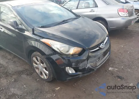 2013 Hyundai Elantra Limited из США, поврежденный, VIN KMHDH4AE2DU727551